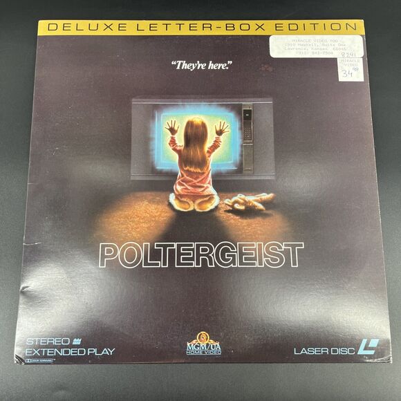 POLTERGEIST “They’re here.” Laserdisc LD EXCELLENT CONDITION VERY RARE - Picture 1 of 12